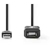 Image de Nedis CCGL60EXTBK200 câble USB USB 2.0 20 m USB A Noir - Neuf