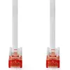 Image de Câble réseau CAT6 | RJ45 Male | RJ45 Male | U/UTP | 3.00 m | Rond | PVC | Blanc | Label