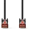 Image de Câble réseau CAT6 | RJ45 mâle | RJ45 mâle | S/FTP | 0.25 m | Rond | LSZH | Noir | Label