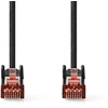 Image de Nedis Câble réseau CAT6 - RJ45 mâle - RJ45 mâle - S/FTP - 10,0 m - Rond - LSZH - Noir - Label