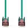 Image de Câble réseau Cat6 | RJ45 Mâle | RJ45 Mâle | S / FTP | 0,25 m | Round | Lszh | Vert | Étiquette