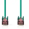 Image de Câble réseau CAT6 | RJ45 mâle | RJ45 mâle | S/FTP | 1,00 m | Rond | LSZH | Vert | Étiquette