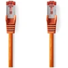 Image de Câble réseau CAT6 | RJ45 mâle | RJ45 mâle | S/FTP | 1.00 m | Rond | LSZH | Orange | Etiquette