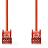 Image de Câble réseau CAT6 | RJ45 mâle | RJ45 mâle | S/FTP | 1.00 m | Rond | LSZH | Rouge | Etiquette