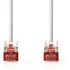 Image de Câble réseau CAT6 | RJ45 Mâle | RJ45 Mâle | S/FTP | 0,25 m | Rond | LSZH | Blanc | Étiquette