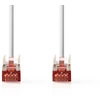 Image de Nedis Câble réseau CAT6 - RJ45 mâle - RJ45 mâle - S/FTP - 15,0 m - Rond - LSZH - Blanc - Label