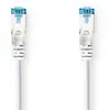 Image de Câble réseau CAT6a | S/FTP | RJ45 Male | RJ45 Male | 0.25 m | Snagless | Rond | LSZH | Blanc | Label