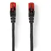 Image de Nedis Câble réseau CAT6 - RJ45 mâle - RJ45 mâle - U/UTP - 50.0 m - extérieur - rond - PE - noir - Étiquette