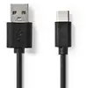Image de Nedis CCGL60601BK10 câble USB USB 2.0 1 m USB A USB C Noir - Neuf