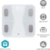 Image de Nedis Pèse-personne WIFI-SmartLife - Bluetooth - BMI / BMR / Graisse / Os / Poids / Muscle / Eau - 12 - Max. Charge : 180 kg - Android / IOS - ABS / verre - Blanc