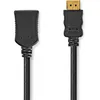 Image de Câble Hdmi  Haute Vitesse Avec Ethernet Connecteur Hdmi  Sortie Hdmi  4k À 60 Hz Arc 10,2 Gbit/s 5,00 M Rond Pvc Noir Étiquette
