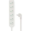 Image de Nedis, bloc 6 prises 3680W 16A avec broche de terre 1,5m type E, blanc