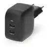 Image de Chargeur mural NEDIS WGCHA35WBK 35W GaN 2x USB-C PD3.0 Noir - Neuf