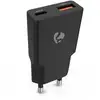 Image de Chargeur mural NEDIS WCHA20BK 20 W GaN PD3.0 2 sorties (USB-A + USB-C) Noir - Neuf