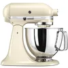 Image de KitchenAid Robot Pâtissier - Artisan - Robot cuisine multifonctions à tête inclinable - Batteur avec 3 accessoires et Bol inox de 4,8 L - Crème en occasion ou reconditionné