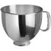 Image de Bol De 4,83l Inox À Poignée Pour Robot Artisan - Kitchenaid - 5k5thsbp