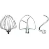 Image de Kitchenaid Set batteur plat/pétrisseur pour mixeur/machine de cuisine 5KSM7BL3PSS acier inoxydable