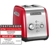 Image de KitchenAid 5KMT221EER 7 2 tranche(s) 1100 W Rouge, Acier inoxydable