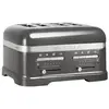 Image de KitchenAid 5KMT4205EMS, 4 tranches, gris, métal, boutons, levier, 2500 W, 220 - 240 V