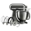Image de KitchenAid 5KSM50PKVEMS, Robot de cuisine sur socle, Gris, Fonctionnalités : pétrissage, mélange, fouettage, Capacité : 4,7 litres, Finition : Medallion Silber, Livré avec un fouet
