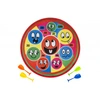 Image de jeu de fléchettes visage souriant fermeture velcro