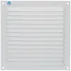 Image de Grille à persienne RENSON 436 200x200 mm aluminium estampé 13 lames époxy blanc RAL 9010 - Neuf