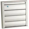 Image de Grille de hotte 210x210mm aluminium gris RAL9006 - RENSON - 10114