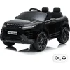 Image de Voiture électrique Range Rover Evoque pour enfants 12 V (2 à 6 ans)   Sous licence officielle   Avec télécommande, LED, musique et batterie   SUV électrique pour enfants   Noir