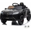 Image de Voiture électrique Lamborghini Urus pour enfants 12 V (1 à 6 ans)   Sous licence officielle, avec télécommande, pneus en EVA et siège en cuir   Véhicule électrique pour enfants   Noir
