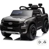 Image de Véhicule électrique pour enfants Ford Ranger 12 V (1 à 6 ans)   Sous licence officielle Ford Pickup, avec télécommande 2,4 GHz, pneus en EVA et siège en cuir   SUV électrique pour enfants   Gris