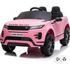 Image de Voiture électrique pour enfants Range Rover Evoque 12 V (1 à 6 ans)   Sous licence officielle Land Rover SUV, avec télécommande 2,4 GHz, pneus en EVA et siège en cuir   Voiture électrique pour enfants rose