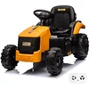 Image de Tracteur électrique JCB pour enfants 12 V (2 à 6 ans)   Sous licence officielle, avec télécommande, 2 moteurs et démarrage progressif   Véhicule électrique pour enfants   Jaune