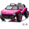 Image de Voiture électrique pour enfants Volkswagen E-Buggy 12 V (1 à 5 ans)   Sous licence officielle, avec télécommande, Bluetooth et coffre   Véhicule électrique pour enfants   Rose