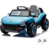 Image de Voiture électrique pour enfants Volkswagen E-Buggy 12 V (1 à 5 ans)   Sous licence officielle, avec télécommande, Bluetooth et coffre   Véhicule électrique pour enfants   Bleu