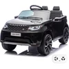 Image de Voiture électrique Land Rover Discovery pour enfants 12 V (1 à 6 ans)   Sous licence officielle, avec télécommande, Bluetooth, prise AUX/USB et siège en cuir   Véhicule électrique pour enfants   Noir