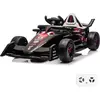 Image de Voiture électrique Porsche Formule E pour enfants 12 V (1 à 5 ans)   Sous licence officielle, avec télécommande, Bluetooth et démarrage progressif   Véhicule électrique pour enfants   Noir