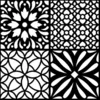 Image de Pochoir 30x30cm Carreau Ciment 2