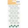 Image de 30 autocollants Calendrier de l'Avent - Coeurs