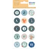 Image de Autocollants ronds pour calendrier de l'avent - Animaux