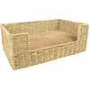 Image de Lit Duvo+ avec accès facile et coussin Laguna en jonc de mer, taille : M