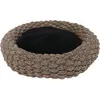 Image de EUROPET BERNINA Corbeille à espresso ronde en coton Duvo + - Noir - Pour chiens
