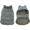 Image de Manteau pour chien Duvo+ en velours côtelé gris, taille : L