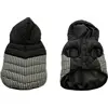 Image de Manteau pour chien Duvo+ doublé noir/blanc, taille : XS