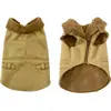 Image de Manteau pour chien Duvo+, beige élégant, taille : M