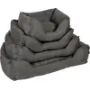 Image de Lit pour chien Duvo+ Textura Eco, rectangulaire, marron foncé, taille : XL