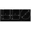 Image de Table de cuisson induction 100cm 4 feux 7400w noir - Novy - 1767 - power