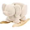 Image de NATTOU Balançoire Teddy éléphant en peluche écru 10m+