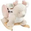 Image de Nattou, animal en peluche à bascule, modèle cerf, avec harnais de sécurité, pour des moments de jeu joyeux et sécurisés