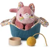 Image de Lilliputiens Chat Doudou Jeanne avec panier - Jouet interactif