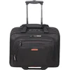 Image de American Tourister trolley pour ordinateur portable At Work Rolling Tote 15.6" Black / Orange noir 43cm